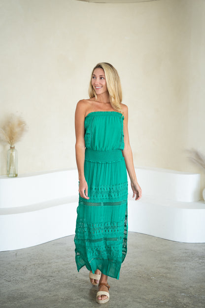 Strapless Maxi Dress